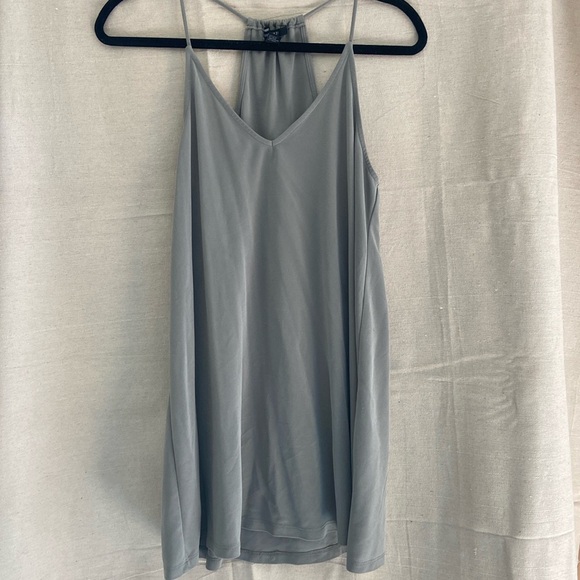 Forever 21 army green flowy mini dress - Picture 1 of 2